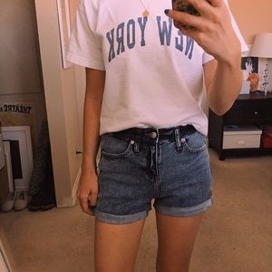 Wild Fable Rolled Cuff Denim Jean Shorts Women’s Size 0